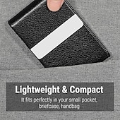 abordables Porte-cartes et étuis-Porte-cartes de visite en cuir synthétique, étui pour cartes de visite, porte-cartes de poche, porte-cartes de visite fin en métal, porte-cartes de visite bloquant les RFID avec fermeture magnétique