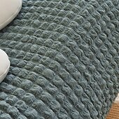baratos Capa do sofá futon.-1pc capa elástica para sofá de chão sem braços capa para sofá preguiçoso relax seersucker capa elástica para sofá único capa de almofada para sala de estar casa