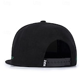 economico Cappelli da uomo-Per uomo Cappello snapback Cappello da Sole Bianco Bianco / Nero Misto poliestere / cotone Ricamato Moda Casual Quotidiano Foglia di erbaccia Regolabile Protezione solare Traspirante