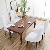 levne Potah na jídelní židli-1ks strečové voděodolné potahy na židle wingback slipcover - opakovaně použitelný potah chrániče na křeslo, pratelné potahy na jídelní židle chrániče do jídelny