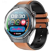 お買い得  スマートウォッチ-iMosi ET456 スマートウォッチ 1.56 インチ スマート·ウォッチ ブルートゥース ECG + PPG 温度監視 歩数計 と互換性があります Android iOS 女性 男性 ハンドフリーコール 防水 メディアコントロール IP68 46mmの時計ケース