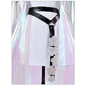 olcso Anime kosztümök-Genshin hatás Igen Miko Anime Szerepjáték Jelmezek Felszerelések Szerepjáték Parókák Cosplay öltönyök Szerepjáték Parókák Farsang Álarcos mulatság Teljesítmény Parti Kabát Ruha Még több kiegészítő