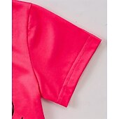 baratos Desenho animado 3D da menina-Para Meninas 3D Unicórnio Conjuntos de pijama Conjuntos de pijama com camiseta e calça Manga Curta Impressão 3D Verão Primavera Ativo Básico Infantil 4 anos + Gola Redonda Casa Diário Normal