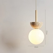 abordables Suspension-13 cm Design de Lanterne Suspendue Formes Géométriques Suspension Pierre Verre Style Artistique Style Formel Le style rétro ancien Rustique 110-120V 220-240V