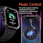 Недорогие Смарт-часы-Умные часы ZW69 с LED-фонариком 1,97-дюймовым AMOLED экраном 390 * 450 полное сенсорное управление Bluetooth-звонки несколько спортивных режимов