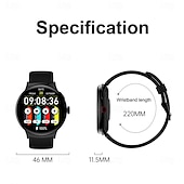 preiswerte Smartwatch-696 LA99 Smartwatch 1.43 Zoll Smartwatch Fitnessuhr Bluetooth EKG + PPG Schrittzähler Anruferinnerung Kompatibel mit Android iOS Damen Herren Freisprechanrufe Nachrichtenerinnerung IP 67 46mm