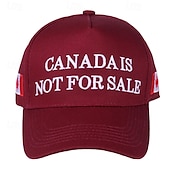 economico Cappellino da baseball da uomo-Per uomo Cappellino da Baseball Cappello da Sole Cappello da Camionista Nero Vino Misto Poli / Cotone Ricamato Moda Casual Quotidiano Weekend Bandiera Personaggio &amp; Slogan Regolabile Protezione