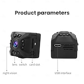 abordables Caméras IP d&#039;intérieur-Caméra de sécurité domestique sans fil 1080p, caméra wifi intelligente, batterie intégrée, prend en charge la détection de mouvement de vision nocturne pour le bureau à domicile avec support de