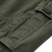 economico Pantaloni cargo-Per uomo Pantaloni Cargo Pantaloni da Lavoro Pantaloni da escursionismo Multi-tasche Gamba Dritta Semplice Traspirante Indossabile Lunghezza intera All&#039;aperto Quotidiano Campeggio &amp; Escursionismo