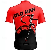 cheap Men&#039;s Jerseys-Men&#039;s Cycling Jersey Short Sleeve Bike Tee Tshirt Jersey with 3 Rear Pockets Mountain Bike MTB Breathable Quick Dry Anatomic Design Wicking Yellow Red Blue Sports Clothing Apparel