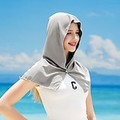 billiga Hemma kläder-Kylande hoodie handduk absorberande snabbtorkande kylhanddukar för nacke och ansikte UV-solskydd kylande nacke wraps sporthuvud kylhandduk varmt väder