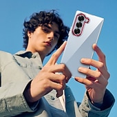 cheap Samsung Cases-Phone Case For Samsung Galaxy Z Fold 3 Back Cover Shockproof Retro PC