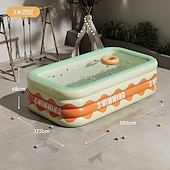 billiga Pooler, Bubbelbad &amp; Förnödenheter-uppblåsbara pooler i full storlek, bärbar uppblåsbar pool, uppblåsbar pool, hopfällbara uppblåsbara pooler, perfekta vattenaktiviteter för inomhus och utomhus sommarsäsong