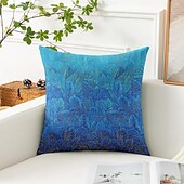 baratos estilo floral e plantas-Capa Decorativa de Almofadas com Penas Bonitas 1PC Capa de Cushion Quadrada Suave para Sofá Capa de Travesseiro para Quarto Sala de Estar