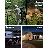 cheap Street Lights-LED Street Lights Clip On Solar Motion Lights Outdoor Waterproof Solar Fence Lights Outdoor with 3 Lighting Modes 36 LED Portable Security Light for Fence Gutter Backyard Garage Camping (2Pcs 1PC)