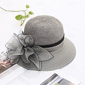 preiswerte Partyhut-Kopfstück Organza Hochzeit Abendgesellschaft Elegant Hochzeit Mit Tüll Kopfschmuck Kopfbedeckung