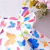 economico Vestiti casual-Bambino Da ragazza Vestito Farfalla Coniglietto Manica lunga Esterno Informale Di tendenza stile sveglio Poliestere Al ginocchio Abito casual Abito linea A Estate 4 anni + Rosa Viola Arancione