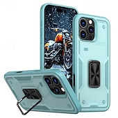 levne Pouzdra pro iPhone-telefon Carcasă Pro iPhone 16 Pro Max Plus iPhone 15 Pro Max Plus iPhone 14 13 12 Pro Max Plus Zadní kryt Držák na prsteny Magnetické Nárazuvzdorné Retro TPU PC