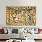 cheap Medieval Tapestry-Medieval Tapestry Middle Age Tapestry Wall Art Large Tapestry Mural Decor Photograph Backdrop Blanket Curtain Home Bedroom Living Room Decoration