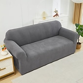 baratos Cobertura de Sofa-capa de sofá de tecido jacquard elástico capa de sofá elástica secional em forma de l capa de sofá de canto para sala de estar 1/2/3/4 assentos