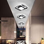 economico Lampade da soffitto con dimmer-lampade da corridoio a led nere e dorate moderne lampade da soffitto a led vicine alle luci da soffitto adatte per corridoi camere da letto bagni cucine balconi luci da soffitto