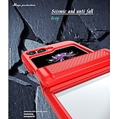 Недорогие Чехлы для Samsung-телефон Кейс для Назначение SSamsung Galaxy Z-флип 6 Z Flip 5 Кейс на заднюю панель Защита от удара Ретро ТПУ ПК