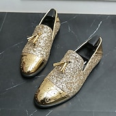 cheap Loafers-Men's Prom Shoes - Blue Textured Velvet Slip-On Loafers for Bold and Fashion-Forward Formal Wear