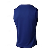 preiswerte Fitness Tank-Tops-Herren Tank Top Weste Unterhemd Ärmelloses Shirt Ärmellos Rundhalsausschnitt Sommer Einfach Mode Designer Basic Urlaub Straße Ausgehen Schwarz Weiß Wein Top T-Shirt für Herren