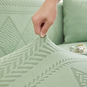 baratos Cobertura de Sofa-capa de sofá de tecido jacquard elástico capa de sofá elástica secional em forma de l capa de sofá de canto para sala de estar 1/2/3/4 assentos