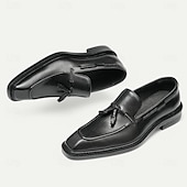 economico Mocassini in pelle premium-mocassini da uomo in vera pelle fatti a mano - scarpe eleganti con nappine marroni di prima qualità per il kentucky derby, occasioni formali e di lavoro
