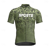 abordables Maillots pour hommes-Homme Maillot Velo Cyclisme Manche Courte Cyclisme Tee-shirt Maillot avec 3 poches arrière VTT Vélo tout terrain Respirable Séchage rapide Conception anatomique Mèche Rose foncé Pourpre foncé Rouge