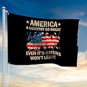 ieftine Steaguri de grădină, banner-Steag patriotic 4 iulie Exterior Interior cu gromete Ziua Independenței Decoruri pentru curte și grădină americană Banner semn de sărbătoare