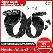 お買い得  スマートウォッチ-696 N15 スマートウォッチ 1.53 インチ スマート·ウォッチ ブルートゥース ECG + PPG 歩数計 着信通知 と互換性があります Android iOS 女性 男性 ハンドフリーコール メッセージ受信通知 IP 67 51mmウォッチケース