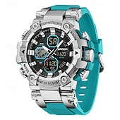 abordables Relojes digitales-SANDA Hombre Reloj Digital Esfera Grande Al Aire Libre Deportes Moda Luminoso Despertador Calendario Cronógrafo Silicona Reloj