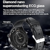 Χαμηλού Κόστους Smartwatch-696 TK26 Εξυπνο ρολόι 1.43 inch Έξυπνο ρολόι Bluetooth ΗΚΓ + PPG Βηματόμετρο Υπενθύμιση Κλήσης Συμβατό με Android iOS Γυναικεία Άντρες Κλήσεις Hands-Free Υπενθύμιση Μηνύματος IP 67 Θήκη ρολογιού 52mm
