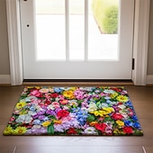 abordables Portes-Tapis de bienvenue floral tapis de cuisine tapis de sol tapis antidérapant tapis à zone résistant à l'huile tapis intérieur extérieur décoration de chambre tapis de salle de bain tapis d'entrée