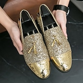 cheap Loafers-Men's Prom Shoes - Blue Textured Velvet Slip-On Loafers for Bold and Fashion-Forward Formal Wear
