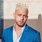 levne Doplňky na narozeninovou párty-narozeninová párty křišťálová korunka pro muže elegantní korunka pro ultimátní narozeninový dárek pro muže k narozeninám