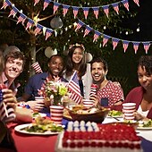 お買い得  ガーデンフラッグ、バナー-フラッグペナントバナー ロングアメリカンストリングフラッグ 高い三角フラッグデコレーション USAパーティー 星条旗バンティングガーランド 7月4日愛国的装飾
