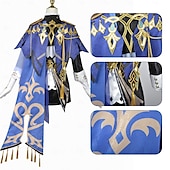 tanie Fantasia de videojogo-Uderzenie Genshin Klorinda Anime Kostium Cosplay Stroje Garnitury cosplay Kostiumy do gier wideo Halloween Karnawał Impreza Comic Con Kostium Na Damskie Dla dorosłych