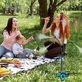 Недорогие Водные игрушки-вертикальный наружный туманообразователь с 4 головками, переносная вертикальная система охлаждения тумана
