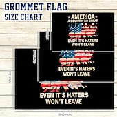 ieftine Steaguri de grădină, banner-Steag patriotic 4 iulie Exterior Interior cu gromete Ziua Independenței Decoruri pentru curte și grădină americană Banner semn de sărbătoare