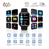 cheap Smartwatch-696 T12PRO Smart Watch Fitness Tracker ECG PPG Bluetooth Call Reminder Android iOS IP67 38mm 1.85