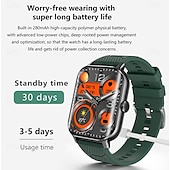 Χαμηλού Κόστους Smartwatch-696 F12 Έξυπνο Ρολόι Φυσικής Κατάστασης Tracker ECG PPG Bluetooth Υπενθύμιση Κλήσεων Android iOS IP67 38mm 2.02