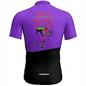 男性用 サイクリングジャージー 文字&番号 半袖 バイク Tシャツ ジャージー 3つのリアポケット付き マウンテンサイクリング 速乾性 人間工学デザイン ウィッキング 高通気性 スポーツ イエロー ブルー パープル 衣類 お買い得  メンズジャージ-男性用 サイクリングジャージー 文字&番号 半袖 バイク Tシャツ ジャージー 3つのリアポケット付き マウンテンサイクリング 速乾性 人間工学デザイン ウィッキング 高通気性 スポーツ イエロー ブルー パープル 衣類
