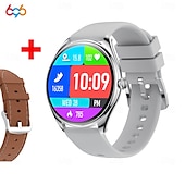 abordables Montres connectées-696 QS28 Montre intelligente 1.43 pouce Smartwatch Montre Connectée Bluetooth ECG + PPG Podomètre Rappel d&#039;Appel Compatible avec Android iOS Femme Hommes Mode Mains-Libres Rappel de Message IP 67