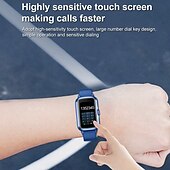 cheap Smartwatch-696 D37 Smart Watch 1.47 inch Smartwatch Fitness Running Watch Bluetooth ECG+PPG Pedometer Call Reminder Compatible with Android iOS Women Men Hands-Free Calls Message Reminder IP 67 44mm Watch Case