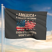 ieftine Steaguri de grădină, banner-Steag patriotic 4 iulie Exterior Interior cu gromete Ziua Independenței Decoruri pentru curte și grădină americană Banner semn de sărbătoare