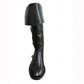 cheap Footwear-Medieval Renaissance Shoes Knee High Boots Flat Jazz Boots Pirate Viking Crusader Men&#039;s Celtic Pirate Halloween Masquerade Performance Party &amp; Evening LARP Adults&#039; Shoes