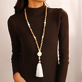 cheap Necklaces &amp; pendants-Women&#039;s necklace Fashion Street Color Block Necklaces
